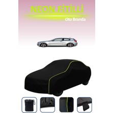 Cemku Siyah [bmw 1 Serisi 3 Kapılı (E81) 2007 - 2011] Neon Fitilli Araba Brandası, Su ve Toz Geçirmez