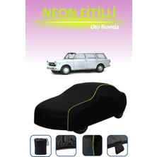 Cemku Siyah [fiat 1100 D Station Wagon 1962 - 1968] Uyumlu Neon Fitilli Araba Brandası Su ve Toz Geçirmez