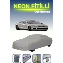 Cemku Gri [mercedes S 65 Amg (W221) 2009 - 2013] Uyumlu Neon Fitilli Araba Brandası, Su ve Toz Geçirmez