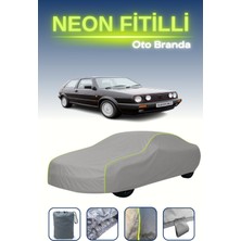 Cemku Gri [volkswagen Golf Iıı Gtı 1992 - 1997] Uyumlu Neon Fitilli Araba Brandası, Su ve Toz Geçirmez