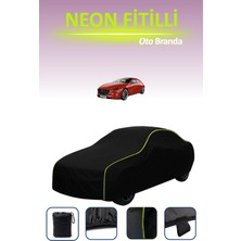Cemku Siyah [mazda Kaı Concept] Uyumlu Neon Fitilli Araba Brandası, Su ve Toz Geçirmez
