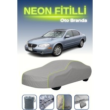 Cemku Gri [nissan Maxima 3] Uyumlu Neon Fitilli Araba Brandası, Su ve Toz Geçirmez