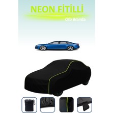 Cemku Siyah [audi Rs6 Sedan 2008 - 2010] Uyumlu Neon Fitilli Araba Brandası, Su ve Toz Geçirmez