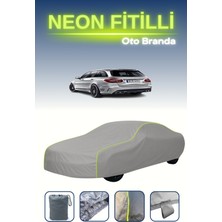 Cemku Gri [mercedes C 63 Amg T-Modell (S205) 2014 - 2021] Neon Fitilli Araba Brandası, Su ve Toz Geçirmez