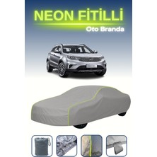 Cemku Gri [ford Territory 1] Uyumlu Neon Fitilli Araba Brandası, Su ve Toz Geçirmez