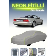 Cemku Gri [mercedes Sl 55 Amg (R129) 1999 - 2001] Uyumlu Neon Fitilli Araba Brandası, Su ve Toz Geçirmez