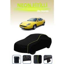 Cemku Siyah [fiat Coupe] Uyumlu Neon Fitilli Araba Brandası, Su ve Toz Geçirmez