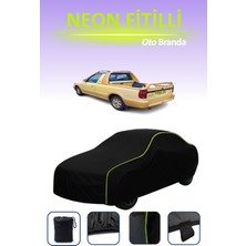 Cemku Siyah [skoda Felicia 1 Fun] Uyumlu Neon Fitilli Araba Brandası, Su ve Toz Geçirmez