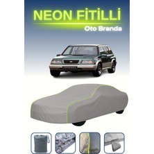 Cemku Gri [suzuki Vitara (Vietnam) 1991 - 1994] Uyumlu Neon Fitilli Araba Brandası, Su ve Toz Geçirmez