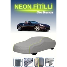 Cemku Gri [nissan 370Z Roadster] Uyumlu Neon Fitilli Araba Brandası, Su ve Toz Geçirmez