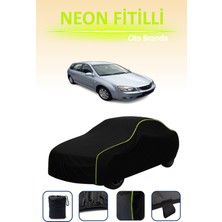 Cemku Siyah [kia Cerato 1 Hatchback] Uyumlu Neon Fitilli Araba Brandası, Su ve Toz Geçirmez