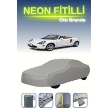 Cemku Gri [toyota Mr2 2002 - 2005] Uyumlu Neon Fitilli Araba Brandası, Su ve Toz Geçirmez