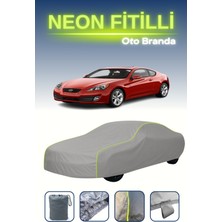 Cemku Gri [hyundai Genesis Coupe 2008 - 2013] Uyumlu Neon Fitilli Araba Brandası, Su ve Toz Geçirmez