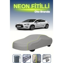 Cemku Gri [citroen Ds4 2010 - 2021] Uyumlu Neon Fitilli Araba Brandası, Su ve Toz Geçirmez