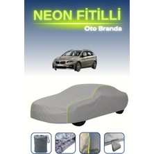Cemku Gri [bmw 2 Series Active Tourer] Uyumlu Neon Fitilli Araba Brandası, Su ve Toz Geçirmez