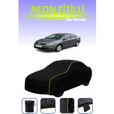 Cemku Siyah [volkswagen Jetta 4 Wagon] Uyumlu Neon Fitilli Araba Brandası, Su ve Toz Geçirmez