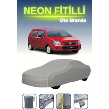 Cemku Gri [opel Agila 2000 - 2007] Uyumlu Neon Fitilli Araba Brandası, Su ve Toz Geçirmez