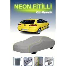 Cemku Gri [seat Ibiza 3] Uyumlu Neon Fitilli Araba Brandası, Su ve Toz Geçirmez