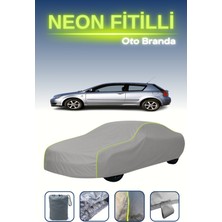 Cemku Gri [toyota Corolla 3 Kapılı 2000 - 2002] Uyumlu Neon Fitilli Araba Brandası, Su ve Toz Geçirmez