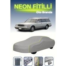 Cemku Gri [toyota Crown Wagon] Uyumlu Neon Fitilli Araba Brandası, Su ve Toz Geçirmez