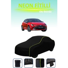 Cemku Siyah [toyota Corolla Hatchback] Uyumlu Neon Fitilli Araba Brandası, Su ve Toz Geçirmez