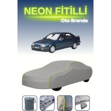 Cemku Gri [renault 19 Chamade 1989 - 1992] Uyumlu Neon Fitilli Araba Brandası, Su ve Toz Geçirmez