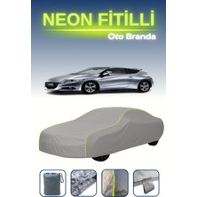 Cemku Gri [honda Cr-Z 2010 - 2016] Uyumlu Neon Fitilli Araba Brandası, Su ve Toz Geçirmez