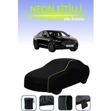 Cemku Siyah [ford Mondeo 1 Sedan] Uyumlu Neon Fitilli Araba Brandası, Su ve Toz Geçirmez