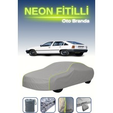 Cemku Gri [opel Kadett 5 Kapılı 1984 - 1991] Uyumlu Neon Fitilli Araba Brandası, Su ve Toz Geçirmez