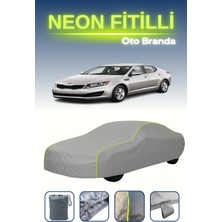 Cemku Gri [kia Optima / K5 2010 - 2016] Uyumlu Neon Fitilli Araba Brandası, Su ve Toz Geçirmez