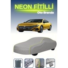 Cemku Gri [volkswagen Vw Cc] Uyumlu Neon Fitilli Araba Brandası, Su ve Toz Geçirmez