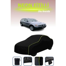 Cemku Siyah [bmw X3 (E83) 2004 - 2007] Uyumlu Neon Fitilli Araba Brandası, Su ve Toz Geçirmez