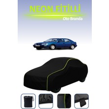 Cemku Siyah [kia Sephia Hatchback] Uyumlu Neon Fitilli Araba Brandası, Su ve Toz Geçirmez