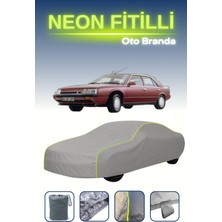 Cemku Gri [renault 25 1988 - 1992] Uyumlu Neon Fitilli Araba Brandası, Su ve Toz Geçirmez