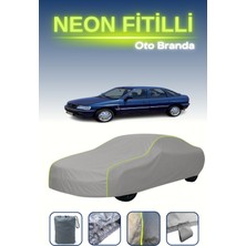 Cemku Gri [ford Escort 6] Uyumlu Neon Fitilli Araba Brandası, Su ve Toz Geçirmez