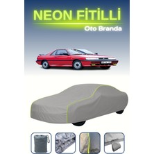 Cemku Gri [nissan Sunny 2 Coupe] Uyumlu Neon Fitilli Araba Brandası, Su ve Toz Geçirmez