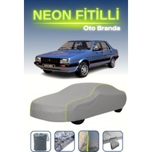 Cemku Gri [seat Malaga] Uyumlu Neon Fitilli Araba Brandası, Su ve Toz Geçirmez