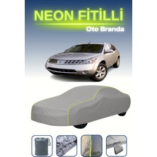Cemku Gri [nissan Murano 1] Uyumlu Neon Fitilli Araba Brandası, Su ve Toz Geçirmez