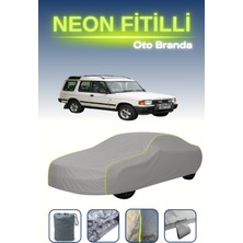 Cemku Gri [land Rover Discovery 3 Kapılı 1994 - 1999] Neon Fitilli Araba Brandası, Su ve Toz Geçirmez