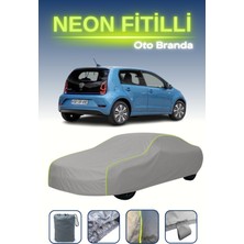 Cemku Gri [volkswagen Up!] Uyumlu Neon Fitilli Araba Brandası, Su ve Toz Geçirmez