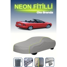 Cemku Gri [opel Astra Cabriolet 2001 - 2006] Uyumlu Neon Fitilli Araba Brandası, Su ve Toz Geçirmez