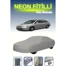 Cemku Gri [suzuki Aerio / Liana Hatchback 2001 - 2007] Neon Fitilli Araba Brandası, Su ve Toz Geçirmez