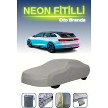Cemku Gri [volkswagen Id. Space Vızzıon] Uyumlu Neon Fitilli Araba Brandası, Su ve Toz Geçirmez