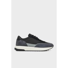 Calvin Klein Süet Detaylı Logolu Sneaker Ayakkabı HM0HM0171401R Erkek Ayakkabı HM0HM01714 01R