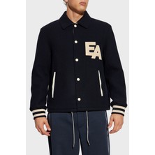 Emporio Armani Yünlü Regular Fit Klasik Yaka Astarlı Ceket Erkek Ceket EM003125 AF17330 UB118