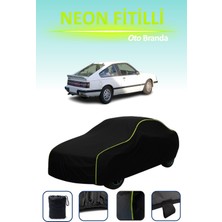Cemku Siyah [opel Monza 1983 - 1987] Uyumlu Neon Fitilli Araba Brandası, Su ve Toz Geçirmez