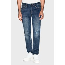 Armani Exchange Streç Pamuklu Slim Fit Düşük Bel Dar Paça Jeans Erkek Kot Pantolon XM000070 AF17012 MB001