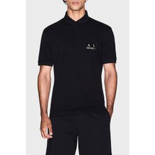 Armani Exchange Pamuklu Regular Fit Düğmeli Polo Yaka T Shirt Erkek Polo Yaka T Shirt XM001885 AF13026 MC004