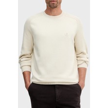 Boss Logolu % 100 Pamuk Regular Fit Bisiklet Yaka Kazak Erkek Kazak 50543136 131