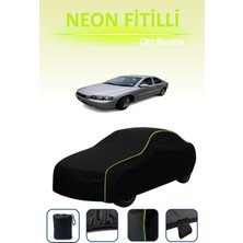 Cemku Siyah [volvo S60 R 2003 - 2004] Uyumlu Neon Fitilli Araba Brandası, Su ve Toz Geçirmez